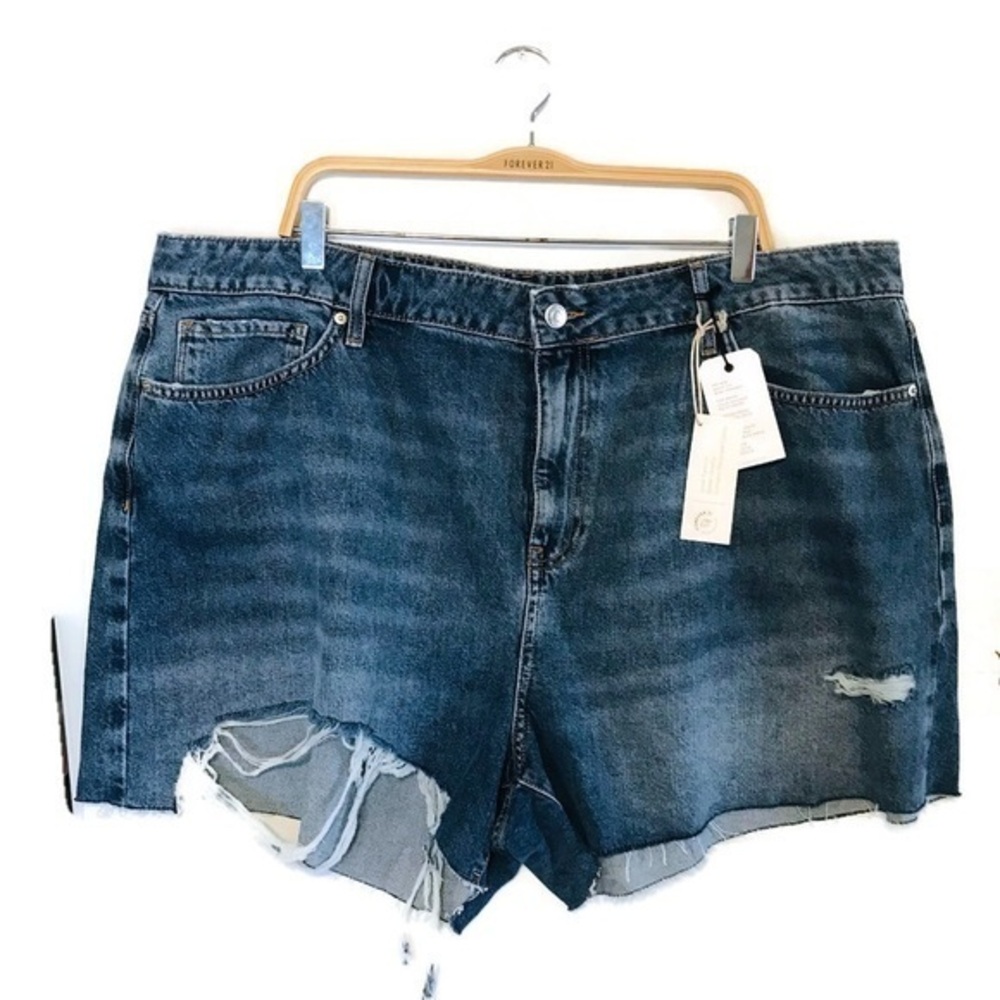 NWT Forever 21 Baggy Distressed Blue Denim Jeans Women’s Plus Size 20 2X 35
